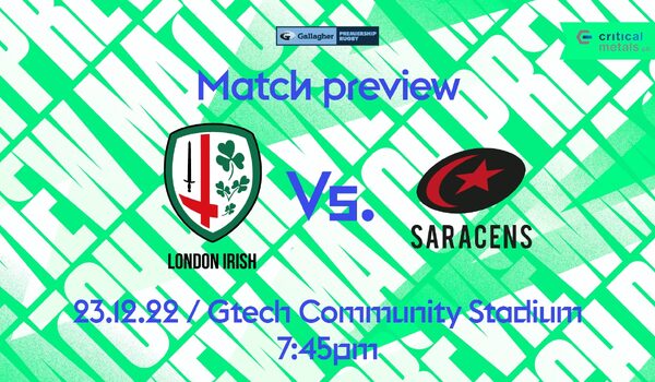 Match Preview: Saracens (H)